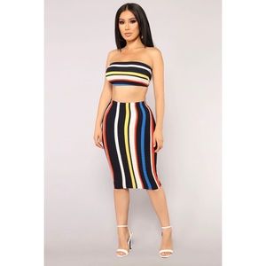 Two Piece Skirt Set - Size Large